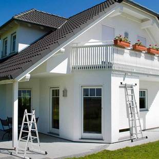 Factory Direct Sales Simple Double-Layer Aluminum Alloy Ladder Multi-Functional Decoration Household Folding Ladder Removable Portable Ladder