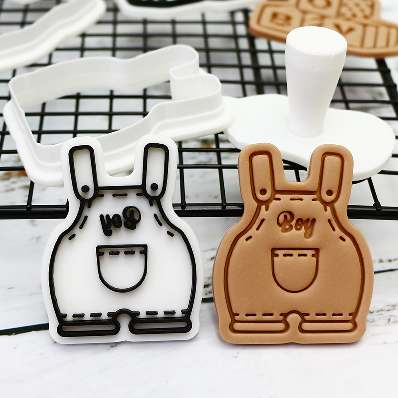 BABY Boy Cookie Mold Party Baking DIY Flip Mold Customized 3D Stereo Presionar Cookie Frosted Mold image 3