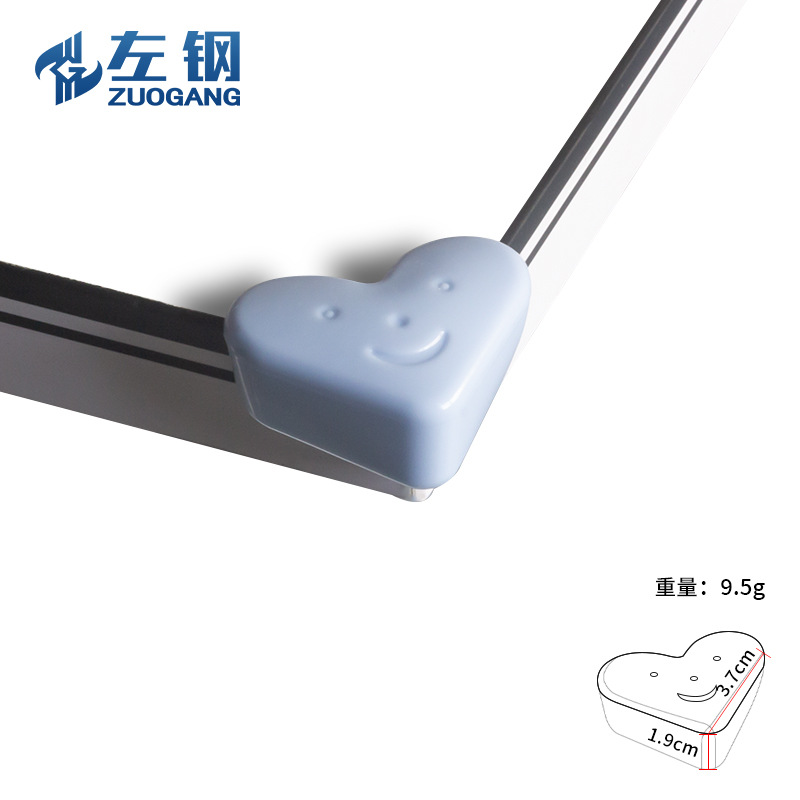 하트 모양의 충돌 방지 각도-스카이 블루