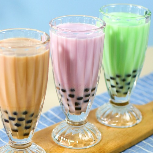 Household glass beer cup drink cup transparent thickened drinking cup cold drink cup fruit tea cup fruit cup scene