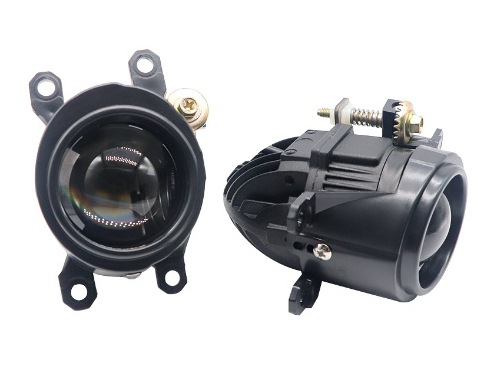 Nuevas luces antiniebla LED de 2.0 pulgadas con doble luz, modificación de coche, luces antiniebla LED de alta potencia ultrabrillantes de tres colores, universales image 9