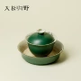 陶瓷泡茶功夫小清新盖碗