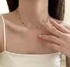 Colorful zircon-necklace