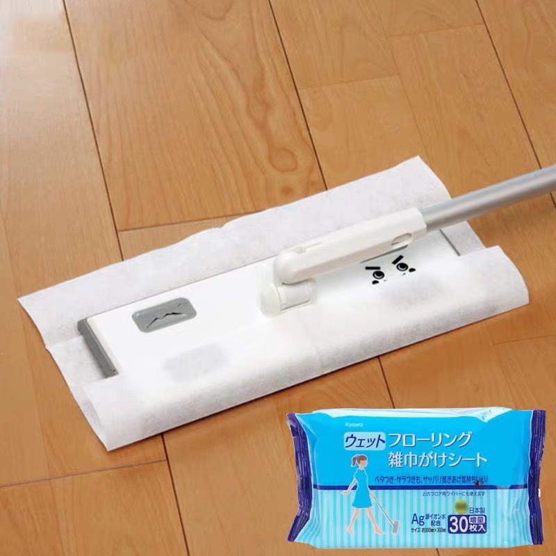日本地板清洁湿巾KYOWA地板湿巾地板清洁去污一次性清洁巾 30枚入|ms