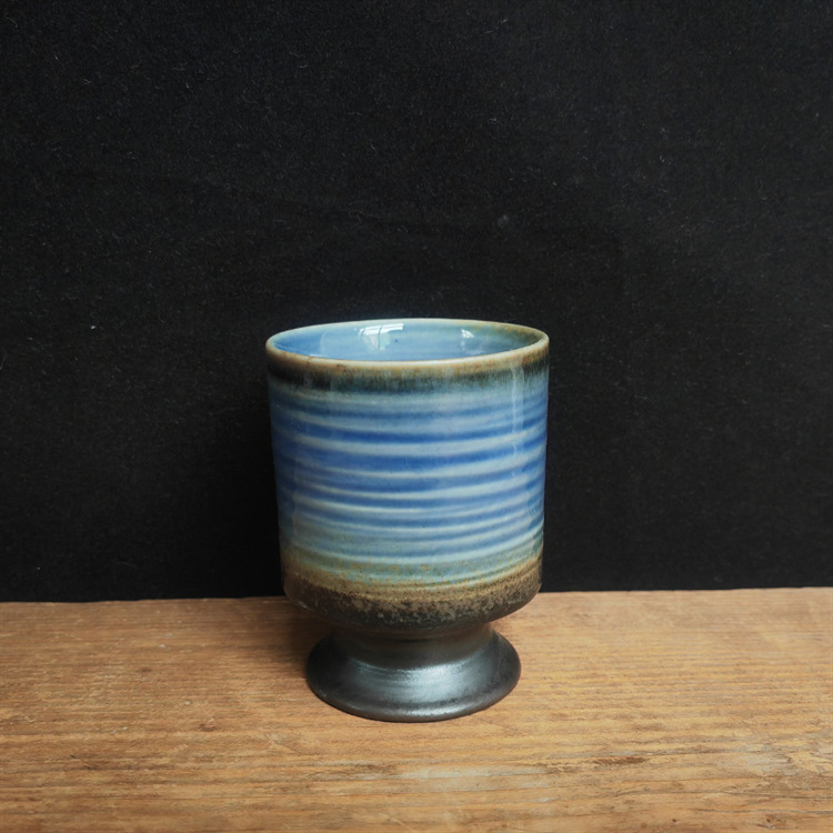 Rustikale Keramik Kaffeetasse Mit Graffiti Vintage Frühstücksbecher_voghion.com