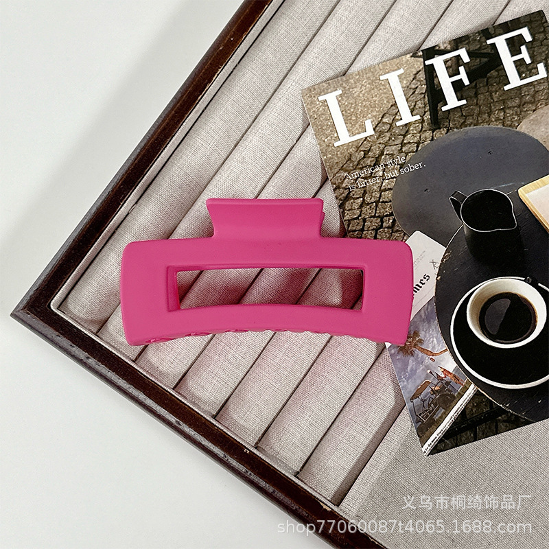 Pinza para Cabello Grande con Agarre Fuerte, Accesorio Elegante para Mujer