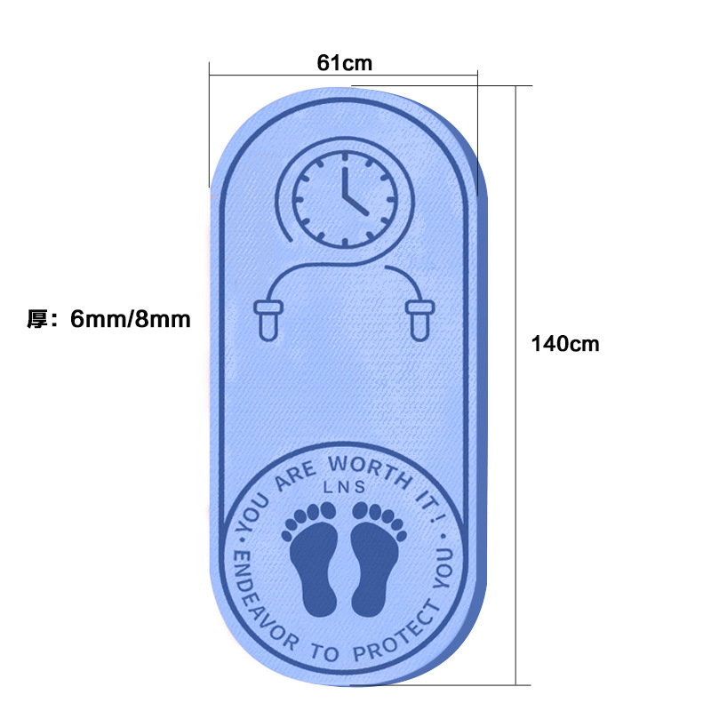 Cuerda de saltar estera engrosada absorción de choque estera de aislamiento acústico al por mayor deportes mudo antideslizante fitness TPE estera de yoga casa interior