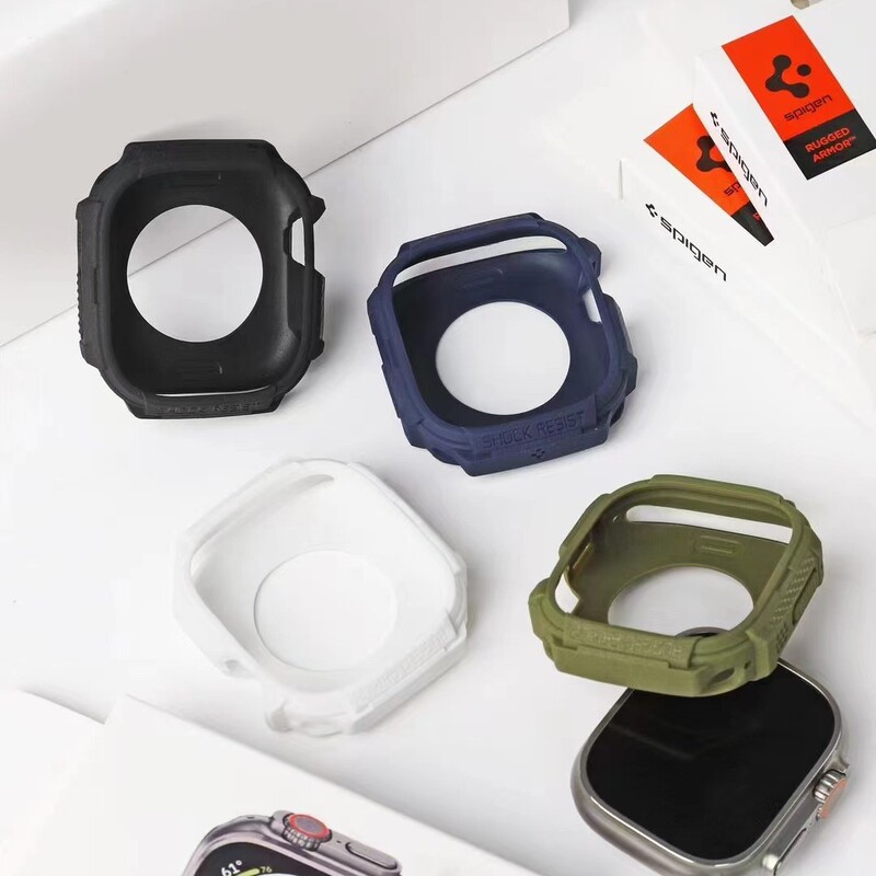 Spigen Is Suitable for Apple 41mm Case Silicone Iwatch1/2/3/4 Case Apple Watch Protective Cover Spigen Is Suitable for Apple 41mm Case Silicone Iwatch1/2/3/4 Case Apple Watch Protective Cover