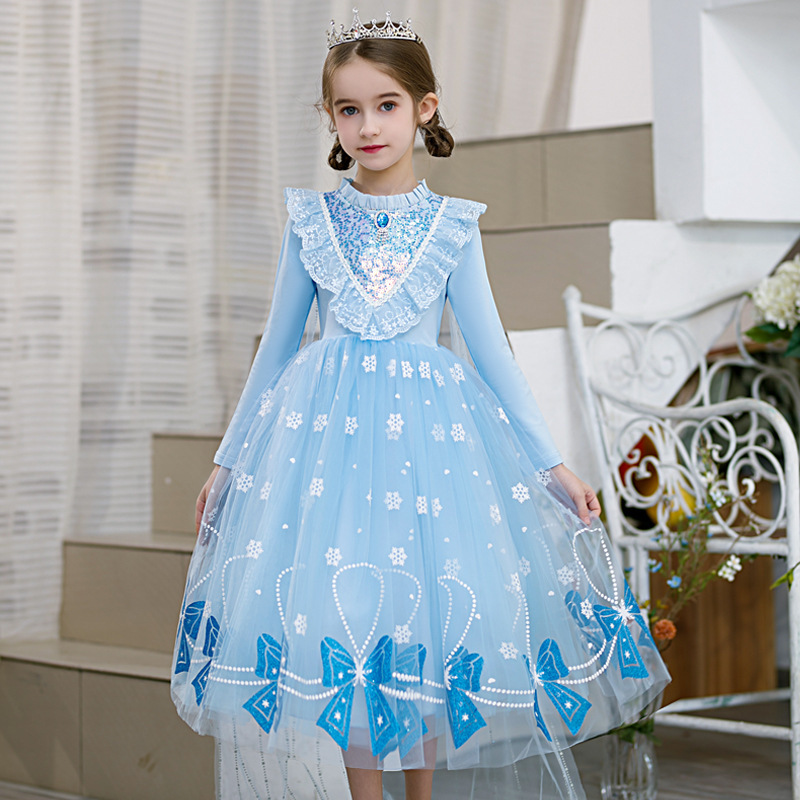 open lace back dress The Elsa Dress-Up Costume
