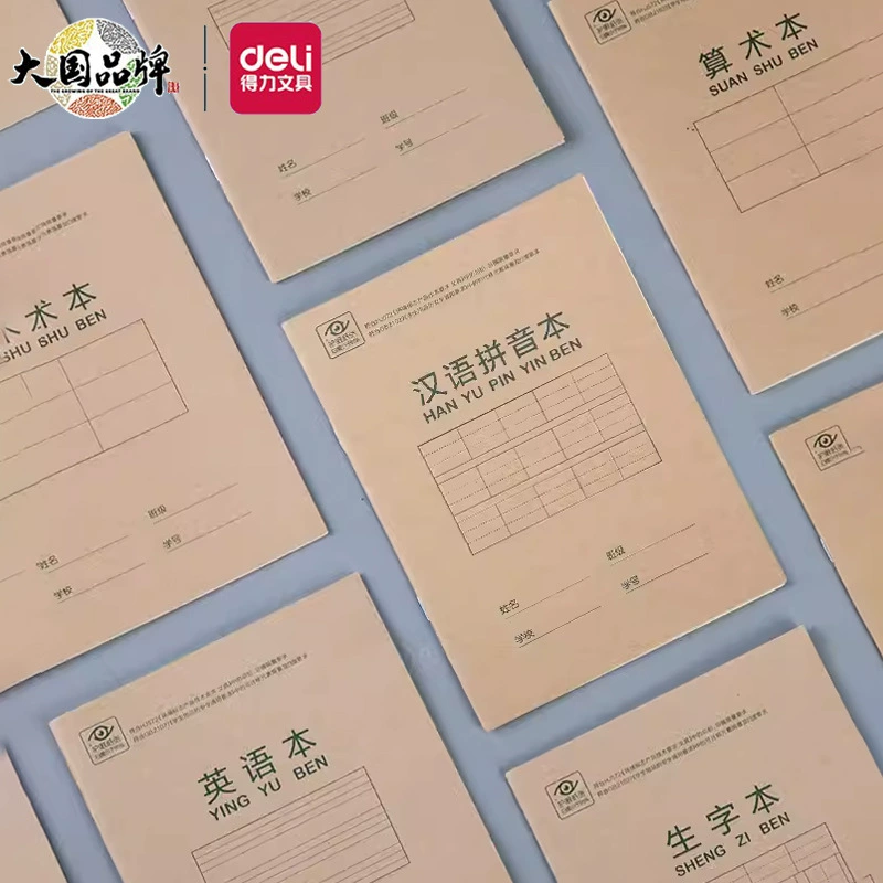 Deli тетрадь для учеников начальной школы 1-3 классов Tian GE английская математическая книга 36K композиция китайская книга пиньинь