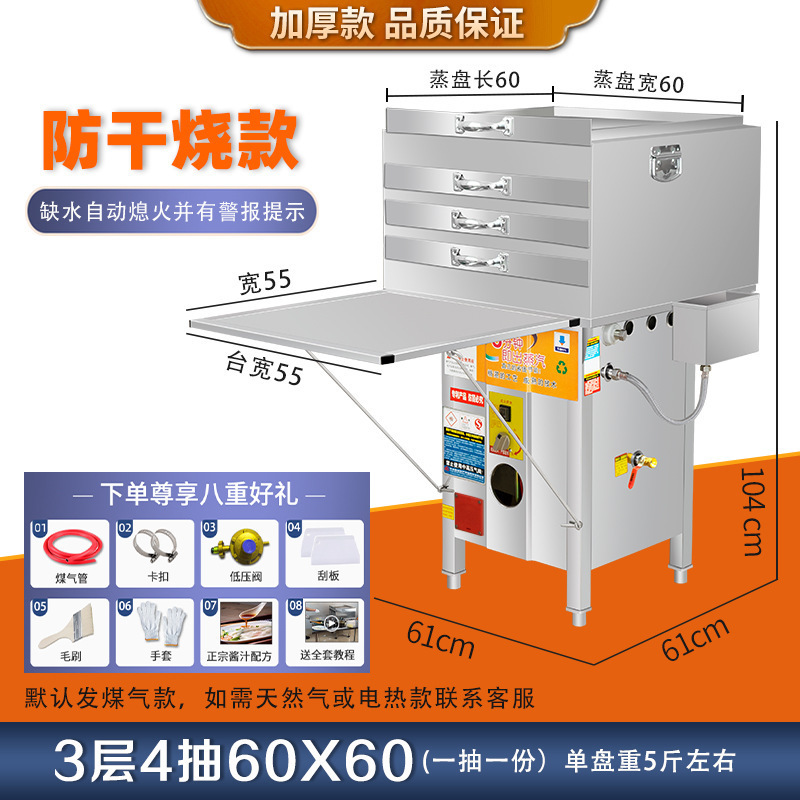 Tienda comercial de molino de salchichas de piedra de pumice colocado en el suelo para un soporte de polvo de vapor de horno de vapor de ahorro de energía