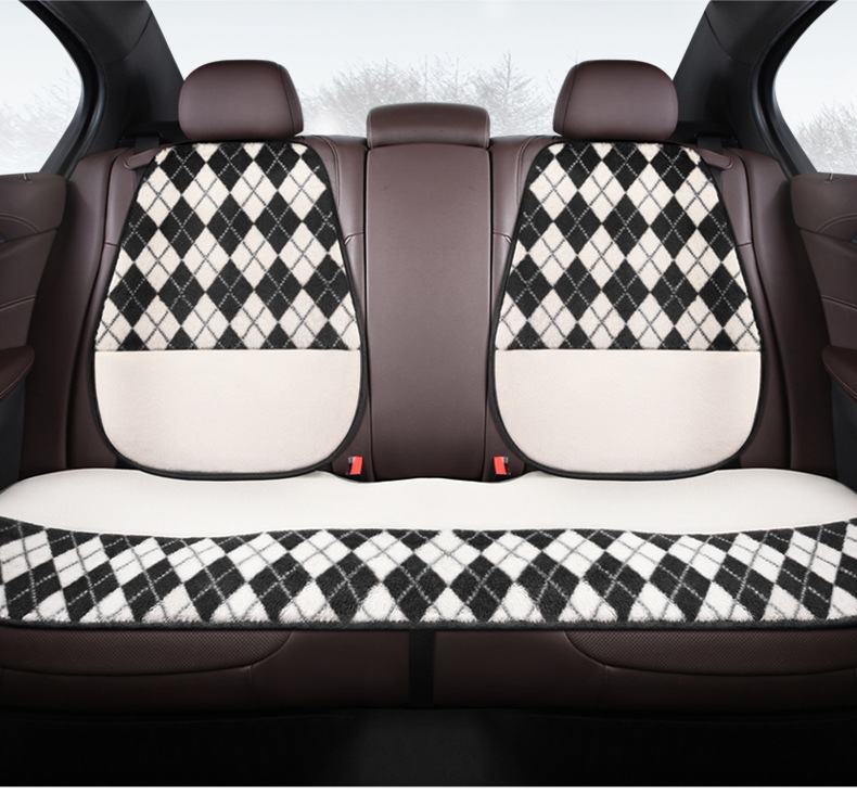 Car 12V Heated Seat Cushion Constant Temperature Adjustable Gear Car Suv Car Plush Cartoon Seat Cushion Cross-Border One-Piece Wholesale