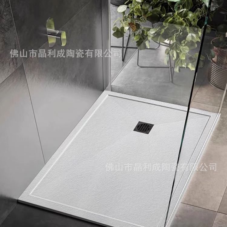 Sunken Slate Shower Board Integrated Shower Tray Base Bathroom Waterproof Anti-Slip Slate Bathroom Floor Tiles
