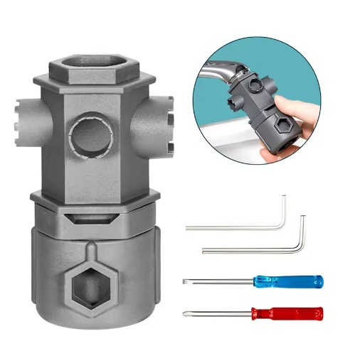 】다기능 주방 및 욕실 렌치 [소형 주방 및 욕실 렌치 4개 포함]