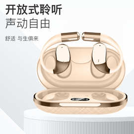 【厂家现货】新款蓝牙耳机W16高音质OWS不入耳T29耳挂式商务无线