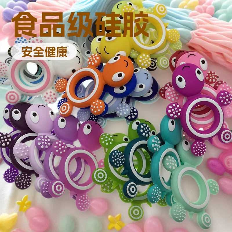 Turtle Silicone Pacifier, Sleeping Teether, Newborn Pacifier, Chewing and Sucking Fun