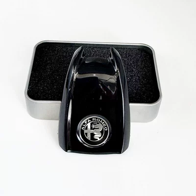 Fiber Pattern Key Back Cover: Car logo - black-label-glossy-black-back-cover