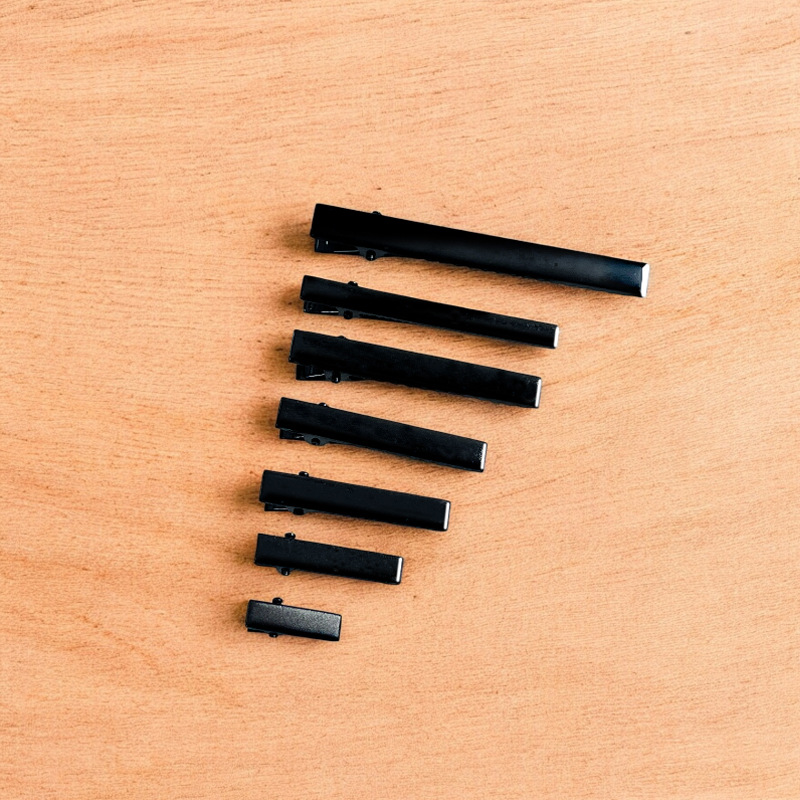 머리핀 DIY 바닥 클립 수제 소재 사각형 오리 지폐 클립 금속 바닥 배아 액세서리 bb 클립 머리핀 보석 도매