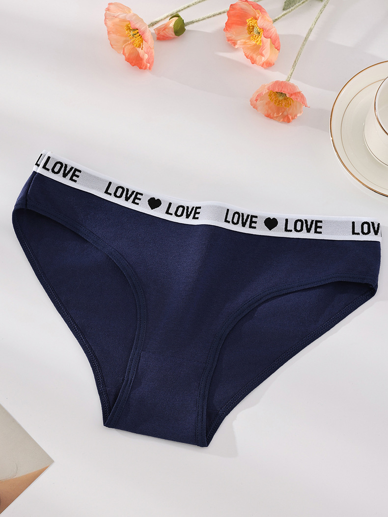 35g Weight Low Waist Panties Waist Briefs Panties Style Panties Lingerie Type Cotton Spandex Fabric Type 1 Piece Quantity Vocabulary Words/Name, Color Block Pattern All Seasons Season Women's Gender Simple Style Style Vocabulary Words/Name Color Block Simple Style Cotton Spandex All Seasons Low Waist Briefs Panties Panties 4