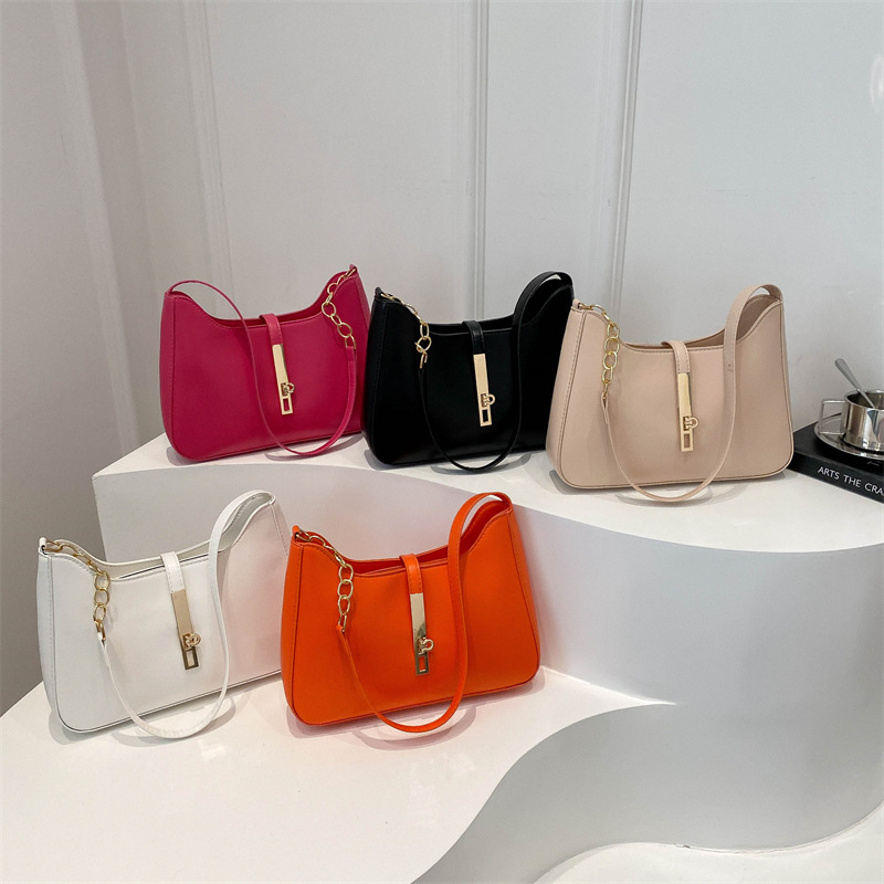 Este año, la textura popular ins zhong nicho bolso de mujer 2024, nuevo estilo coreano de moda personalidad, bolso de hombro universal