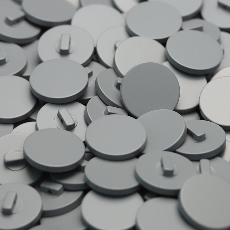 Plana pintada redonda de alta pierna botón abrigo resina rompevientos abrigo botón traje hebilla gemelos en stock al por mayor