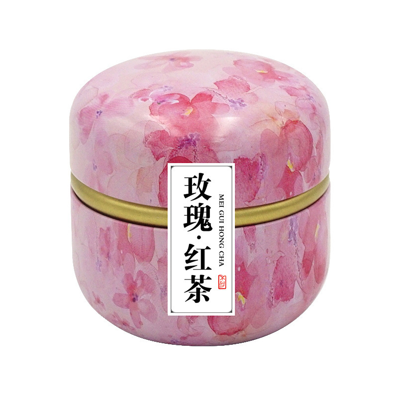 妇女神节礼品蜜桃桂花乌龙茶玫瑰红茶铁罐装水果礼盒养生花茶批发|undefined