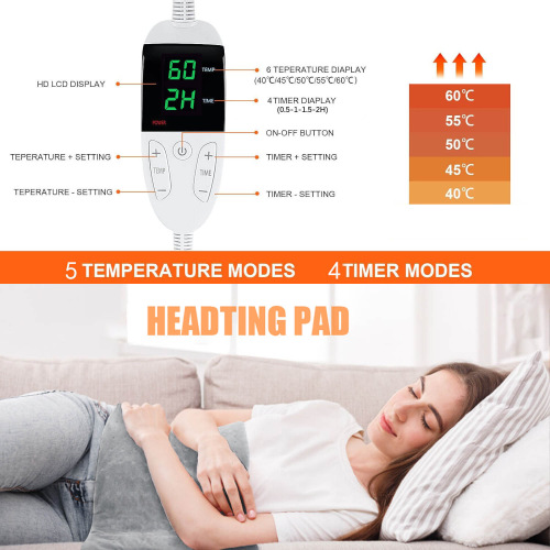 Cross-border high temperature hot compress electric heating pad physiotherapy heating blanket waist and abdomen small electric blanket heating pad electric heating pad