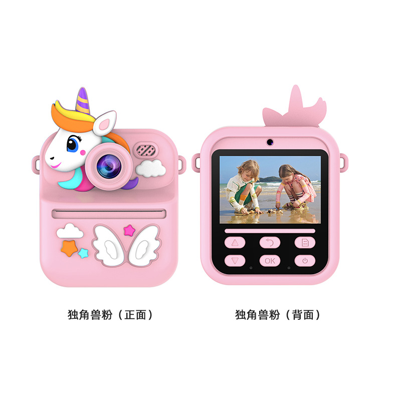 Comercio exterior cámara infantil fotocamera de impresión de dibujos animados lindos HD fotocamera antes y después de la foto personalizada