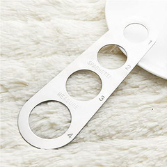 Chef's Factory Wholesale Household Stainless Steel Spaghetti Scale Measurement Noodle Tool Flour Measuring Kitchen Small Gadget