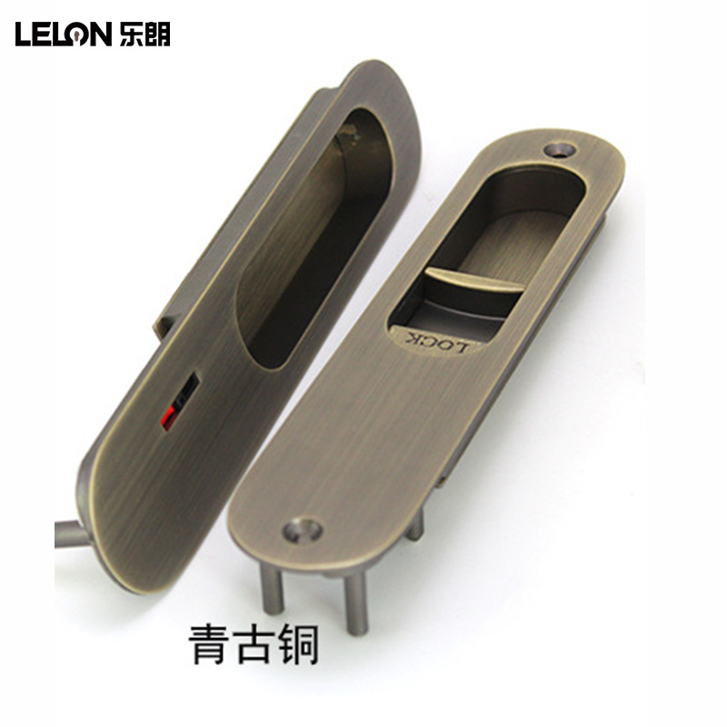 Cerradura de puerta deslizante de gancho oval personalizada aleación de zinc cerradura de puerta deslizante de baño de cocina cerradura de puerta deslizante de balcón doméstico cerradura de puerta deslizante japonesa