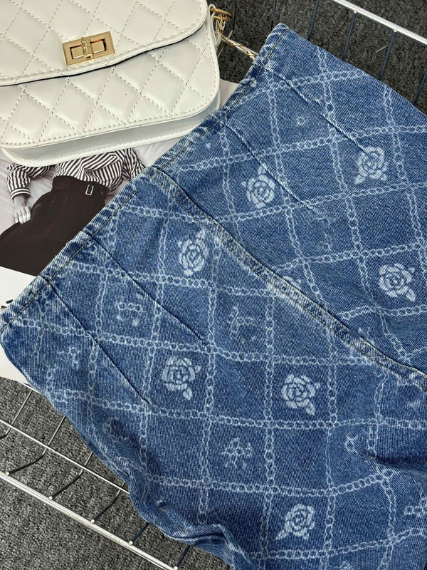Nanyou ハイエンド婦人服正しいバージョン小さな香り椿レーザージャカードハイウエストマイクロフレアスリミングトレンディブランドジーンズ女性用|undefined