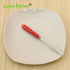 Ceramic cute fruit fork, tableware stainless steel, internet celebrity