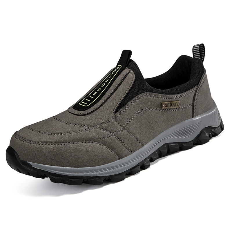 Men's walking shoes for leisure, trend wear-resistant sports shoes, plus size
