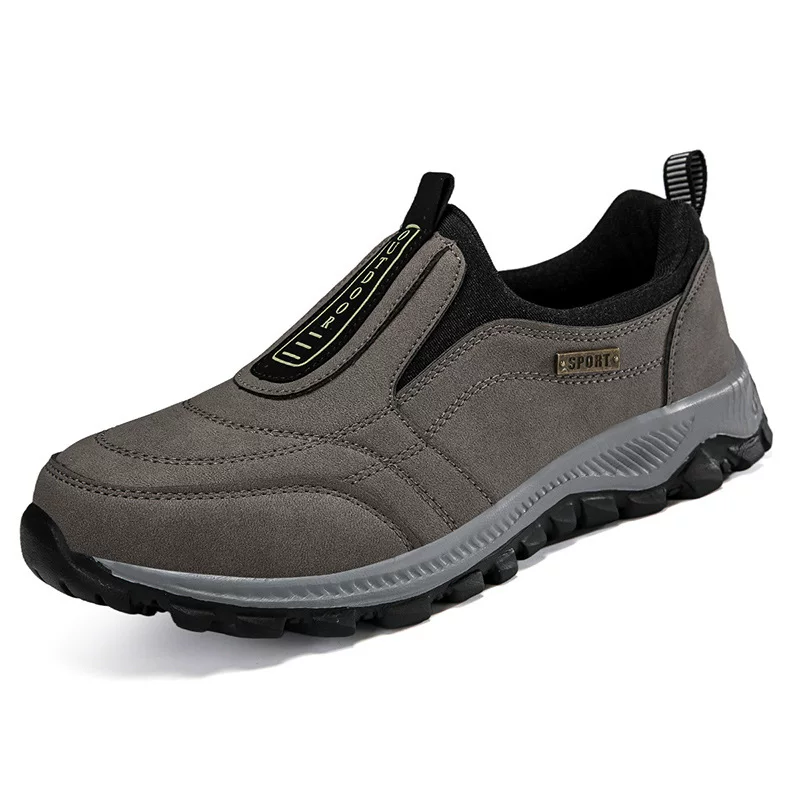 Men's walking shoes for leisure, trend wear-resistant sports shoes, plus size