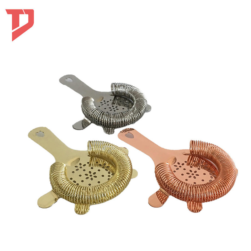 304 Filtro de hielo de malla de acero inoxidable cuchara separador de hielo colador multi-color opcional