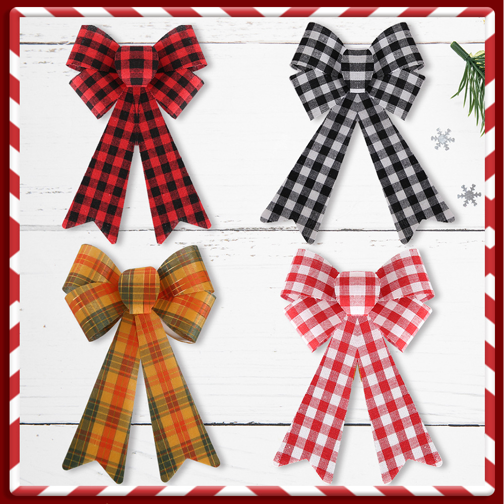 Weihnachtsbogen Trompete PVC Hahnentritt Weihnachtsbaum Dekoration Erkerfenster Mall Urlaub Atmosphäre Layout_voghion.com