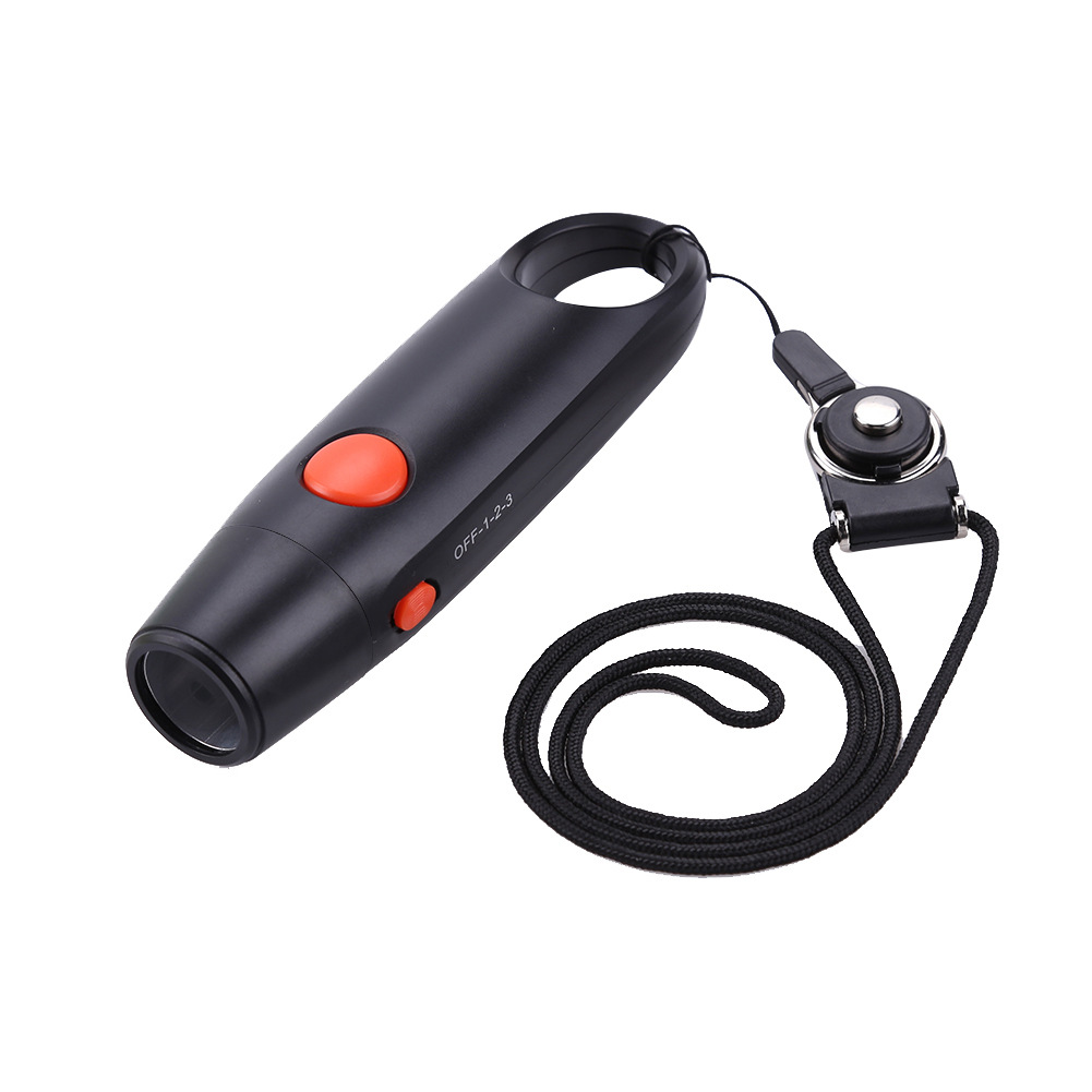 Referee Electronic Whistle, with Sos Light Flashlight Emergency Whistle, Suitable for Security Whistle. with Lanyard