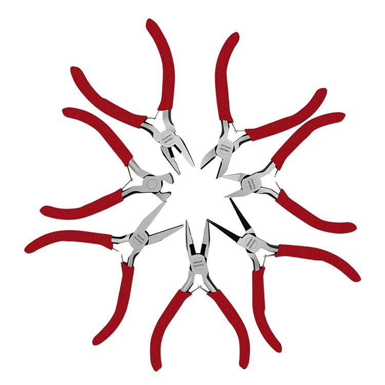 5 pulgadas mini alicates hechos a mano alicates de alambre alicates puntiagudos alicates diagonales joyería hecha a mano alicates de joyería multifuncional
