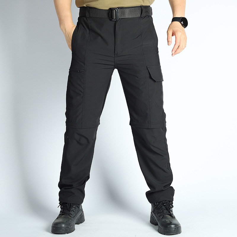 Tactical Work Pants For Men Breathable Detachable Hiking Trousers_voghion.com