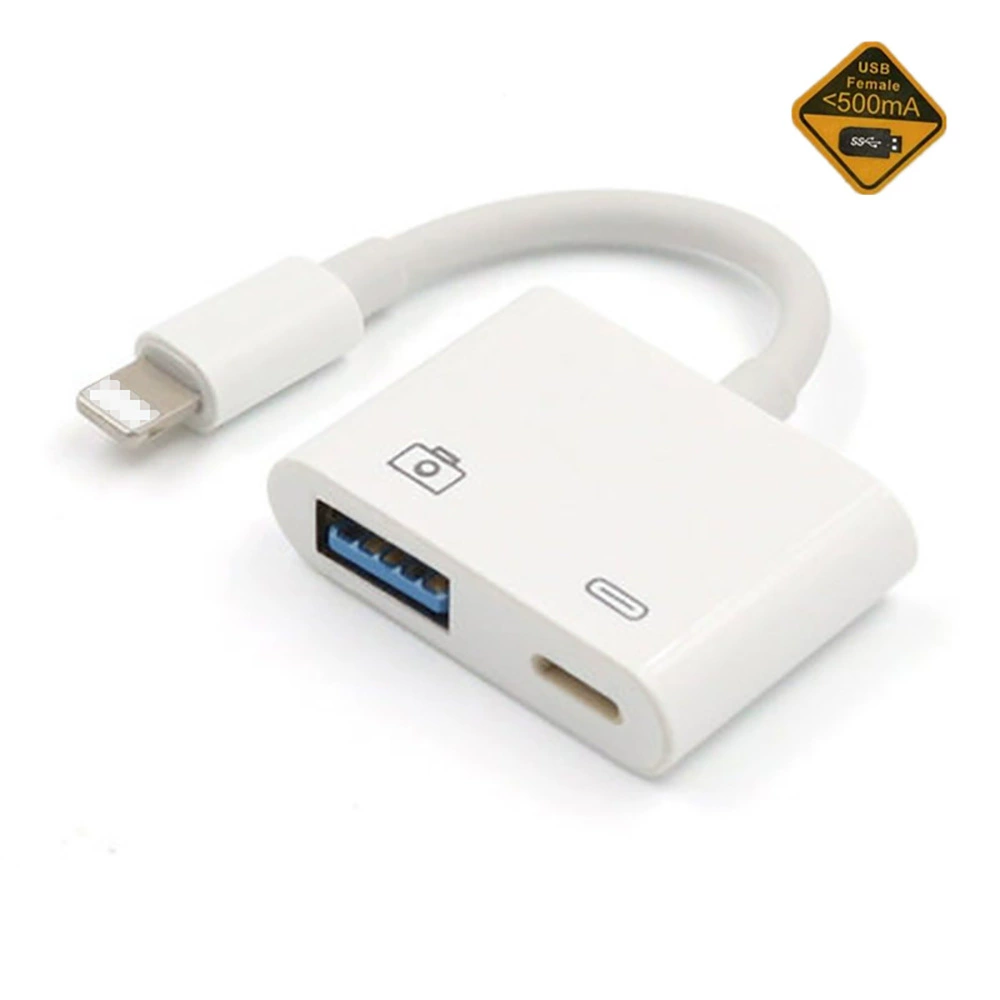 Apple, совместимый USB флеш-накопитель зарядки, кабель-адаптер, 2 в 1