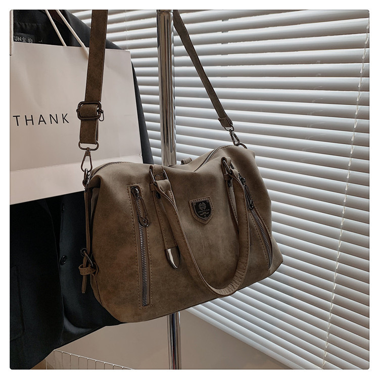 New cross-border foreign trade women's bag 2024 Retro casual handbag, European and American trend single-shoulder crossbody bag, tote bag for women undefined
