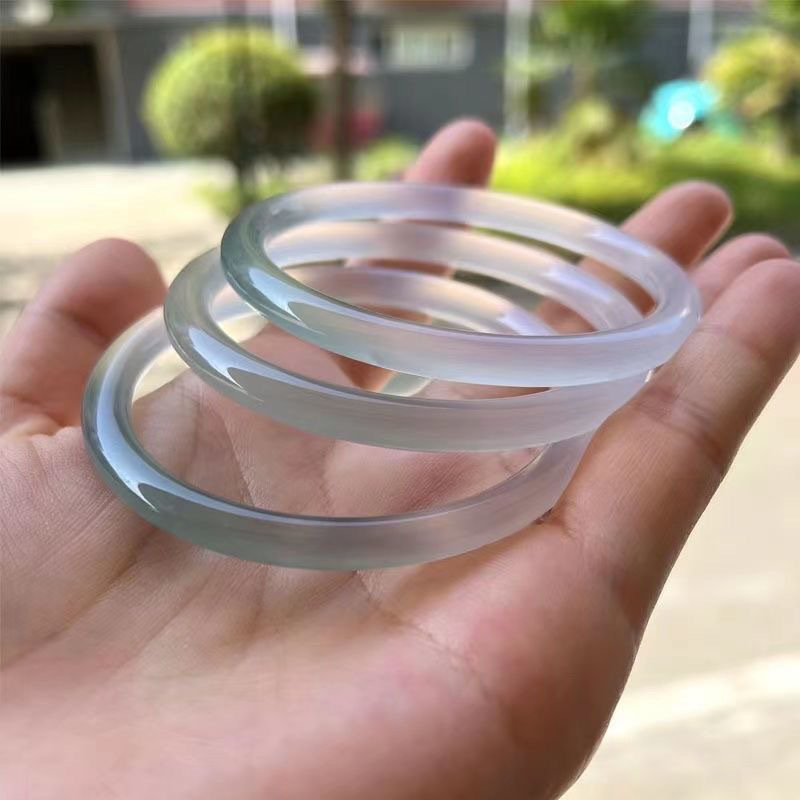 ライブサプライアイスシードオイルグリーン遠山翡翠カルセドニーブレスレット半風景カルセドニー瑪瑙ブレスレットドロップシッピング|undefined