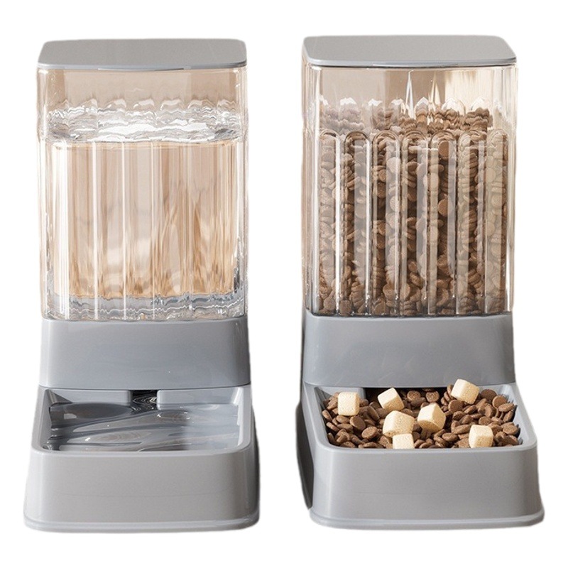 Nueva fuente de bebida para mascotas alimentador transparente de gran capacidad gato perro alimentador de agua extraíble suministros para mascotas