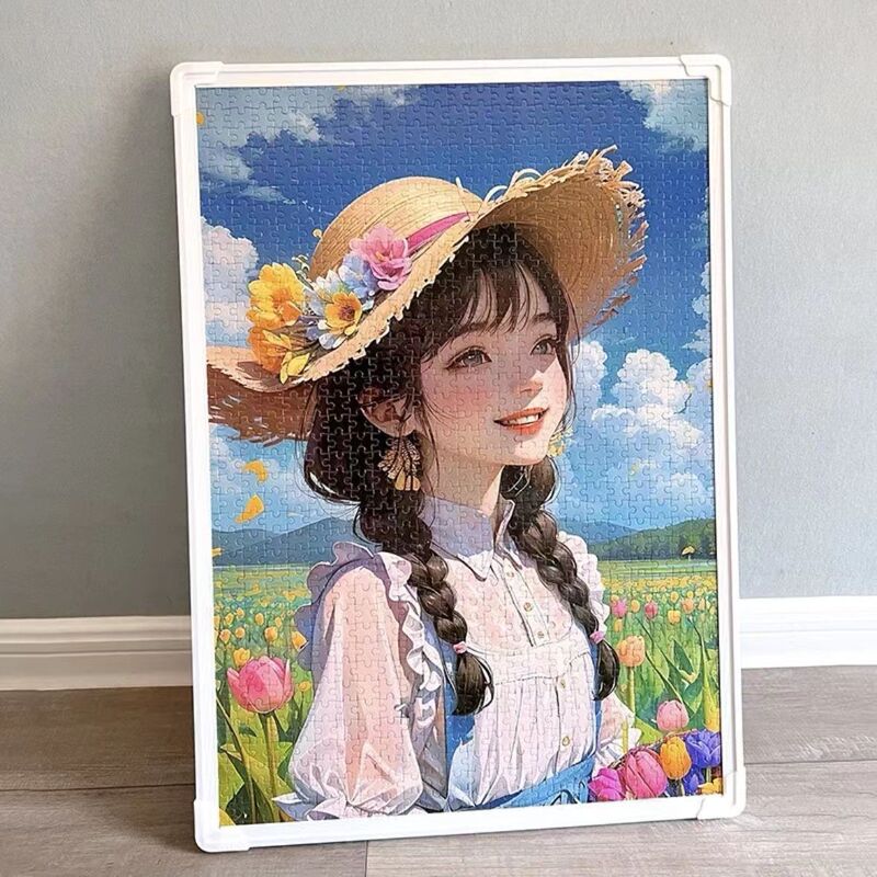 1000-Piece Puzzle Frame, Puzzle Frame for Framing Puzzles, 70X50 and 75X50 Cm, 1314-Piece Universal Simple Factory