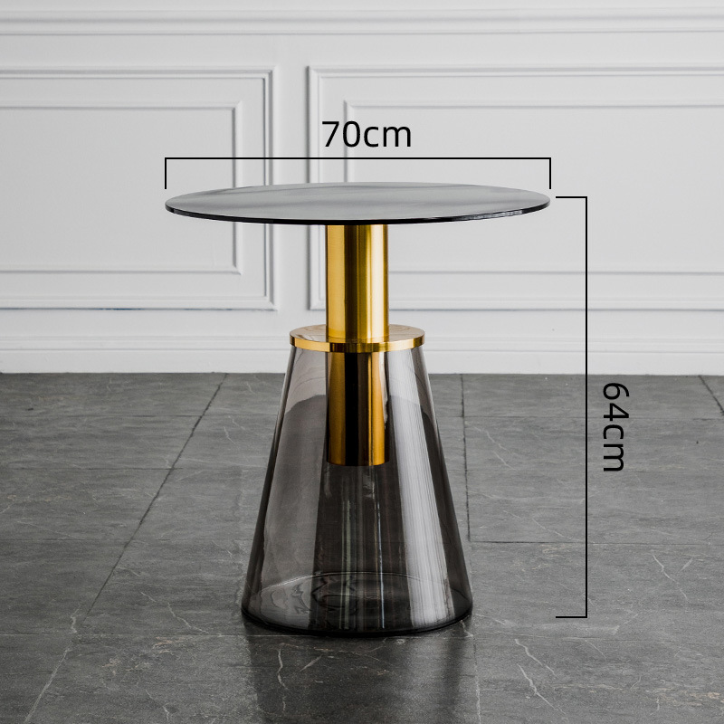 70cm 그레이유리 + 스모크그레이 베이스 (Φ70*H64cm)
