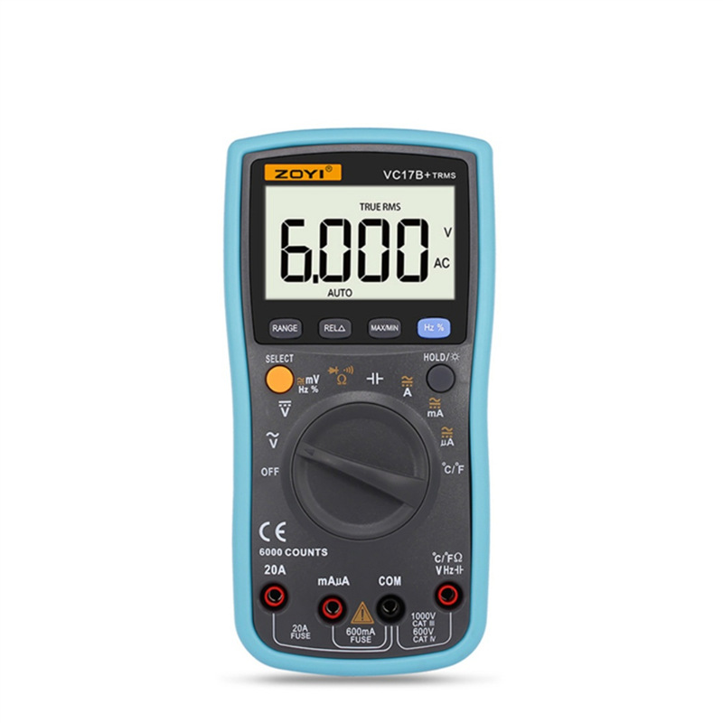 众仪17/15自动量程万用表数字高精度数显工程智能多功能维修电表
