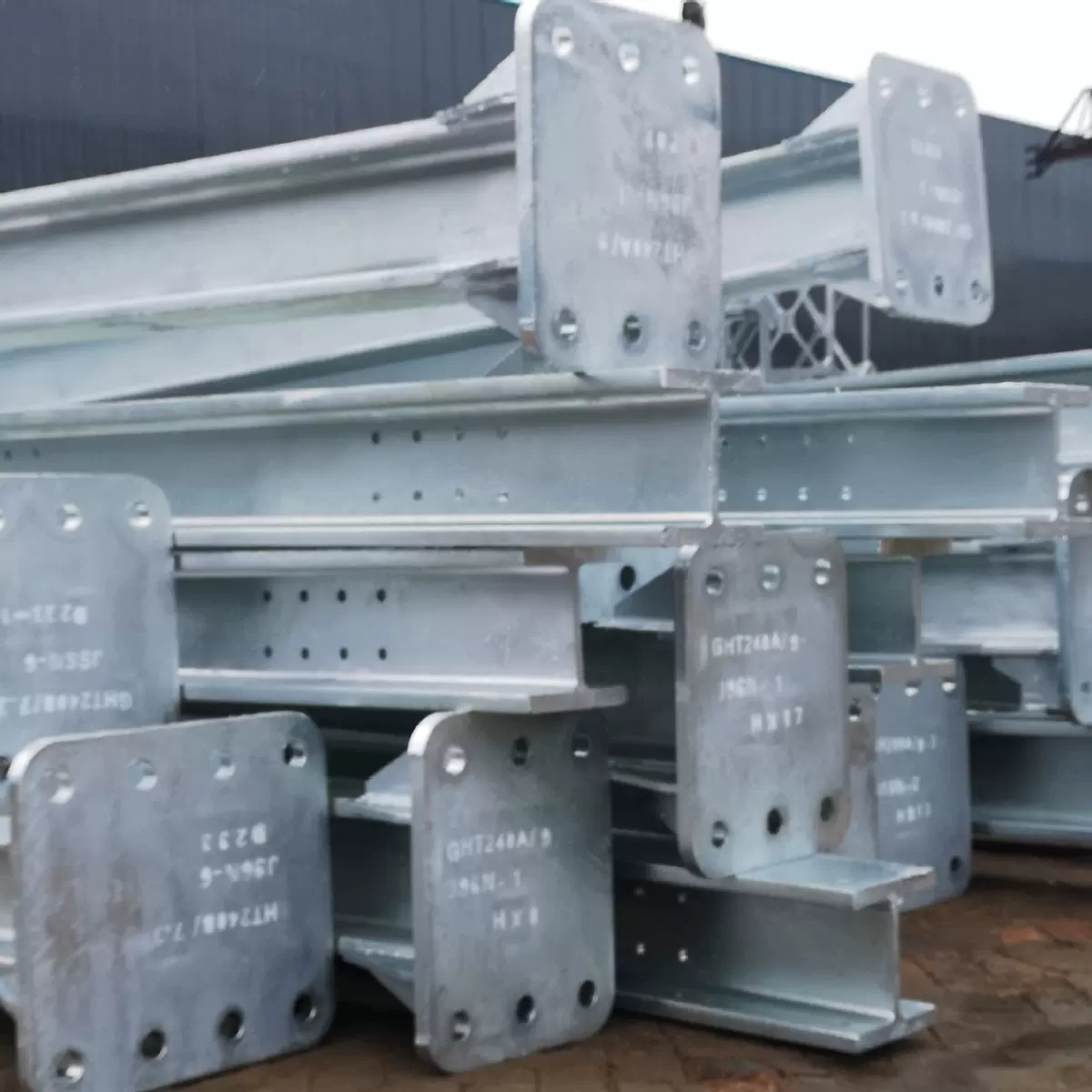 铁路线杆高铁钢柱电气化钢柱接触网H型钢柱电气化Ｈ型钢柱现货