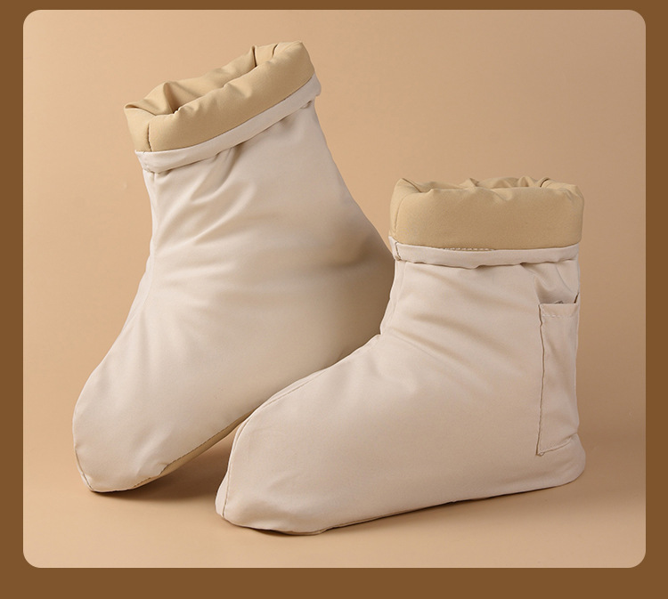 Electric Moxibustion Heating Boot with Mugwort and Angelica Liner Foot Warming Device for Home Wellness Use details