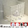 4 white wall-mounted pieces - length 75, width 37, height 47cm