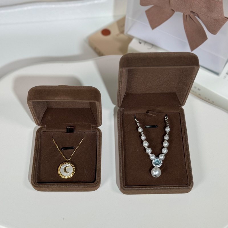 1 Pieza El Plastico Flocado Estilo Simple A Diario Forma De Corazón Joyeros display picture 9